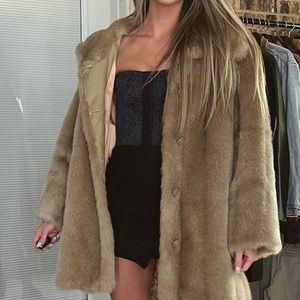 VTG Sears Faux Fur Coat